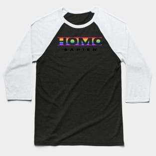 Gay Homo Sapien LGBTQ Baseball T-Shirt